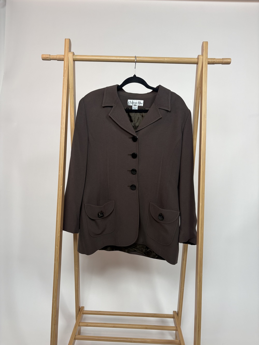 PF-1344 Christian Dior Brown Tailored Suit Jacket